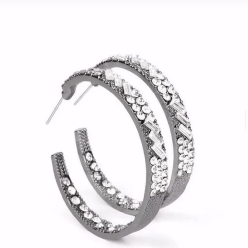 Chrystal Hoops Earrings